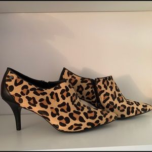 Calvin Klein Calf Hair Leopard Bootie